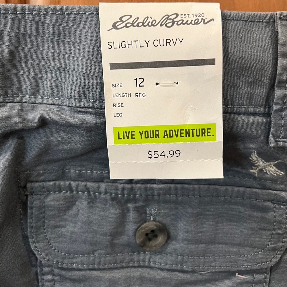 Eddie Bauer Blue Crop Pants